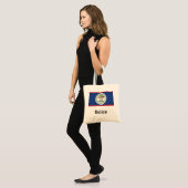 Tote Bag Drapeau du Belize (Devant (modèle))
