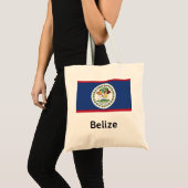 Tote Bag Drapeau du Belize (Devant (produit))