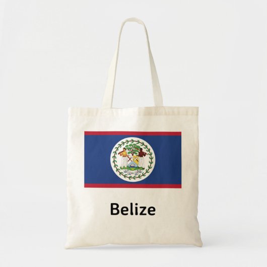 Tote Bag Drapeau du Belize (Devant)