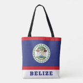 Tote Bag Drapeau du Belize (Dos)