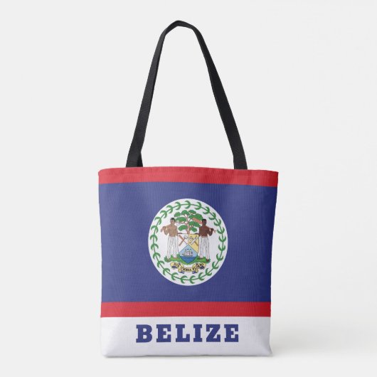 Tote Bag Drapeau du Belize (Dos)