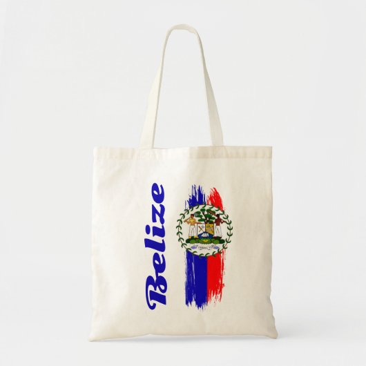 Tote Bag Drapeau du Belize (Devant)