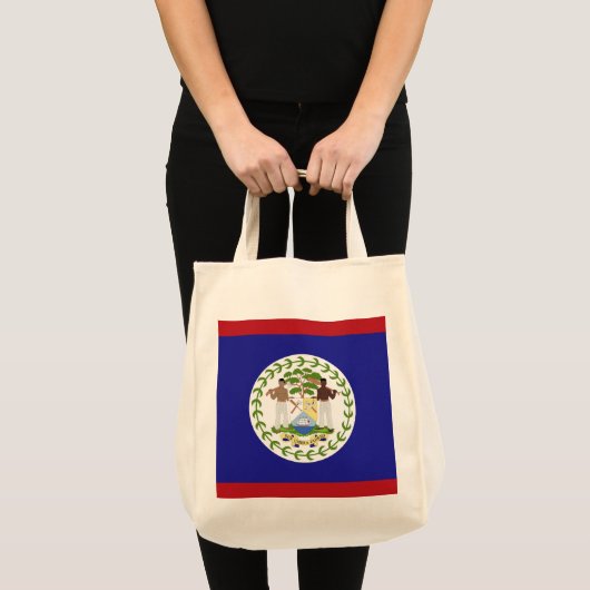 Tote Bag Drapeau du Belize (Devant (produit))