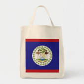 Tote Bag Drapeau du Belize (Devant)