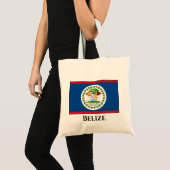 Tote Bag Drapeau du Belize (Devant (produit))