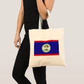Tote Bag Drapeau du Belize (Devant (produit))