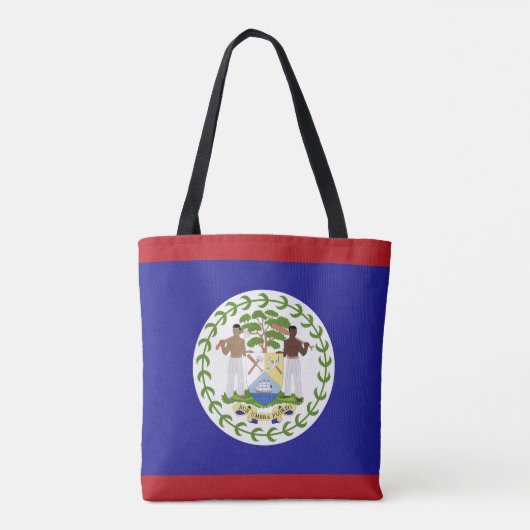 Tote Bag Drapeau du Belize (Dos)