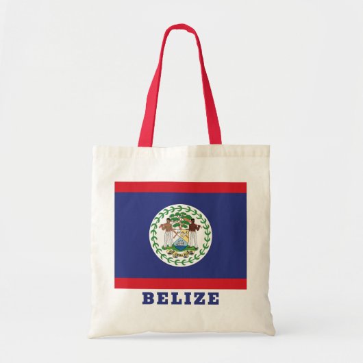 Tote Bag Drapeau du Belize (Devant)