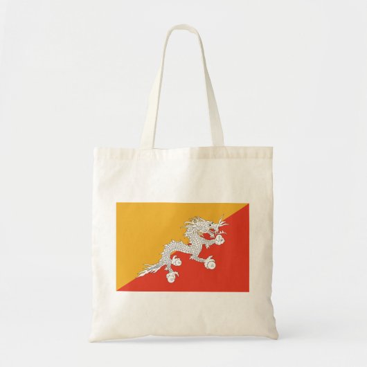 Tote Bag Drapeau du Bhoutan (Devant)