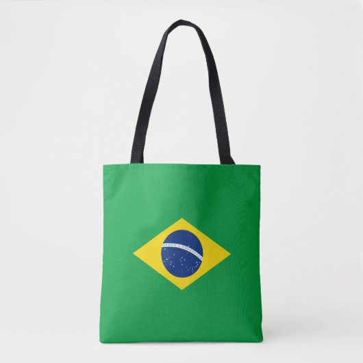Tote Bag Drapeau du Brésil (Devant)