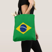 Tote Bag Drapeau du Brésil (De près)