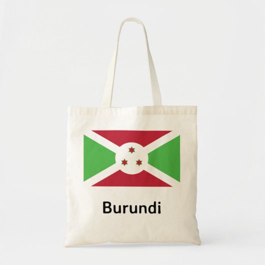 Tote Bag Drapeau du Burundi (Devant)