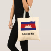 Tote Bag Drapeau du Cambodge (Devant (produit))