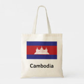 Tote Bag Drapeau du Cambodge (Dos)