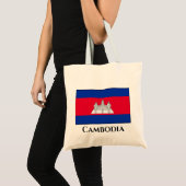 Tote Bag Drapeau du Cambodge (Devant (produit))