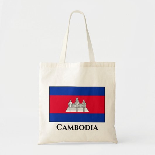 Tote Bag Drapeau du Cambodge (Devant)