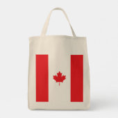 Tote Bag Drapeau du Canada (Dos)