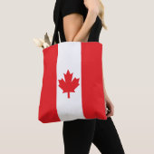 Tote Bag Drapeau du Canada (De près)
