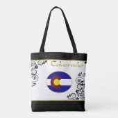 Tote Bag Drapeau du Colorado (Dos)