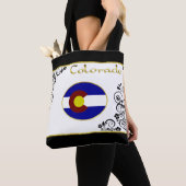 Tote Bag Drapeau du Colorado (De près)