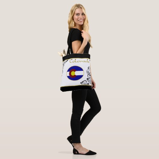 Tote Bag Drapeau du Colorado (Sur le modèle)