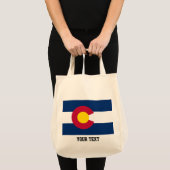 Tote Bag Drapeau du Colorado, drapeau de l'État américain (Devant (produit))