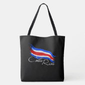 Tote Bag Drapeau du Costa Rica (Dos)