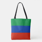 Tote Bag Drapeau du Daghestan (Dos)