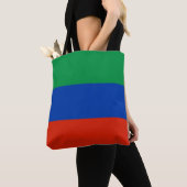 Tote Bag Drapeau du Daghestan (De près)