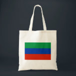 Tote Bag Drapeau du Daghestan<br><div class="desc">Drapeau patriotique du Daghestan.</div>