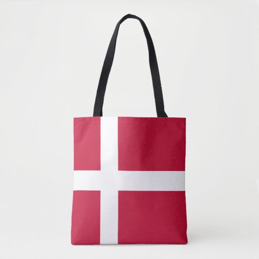 Tote Bag Drapeau du Danemark (Devant)
