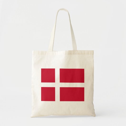 Tote Bag Drapeau du Danemark (Devant)