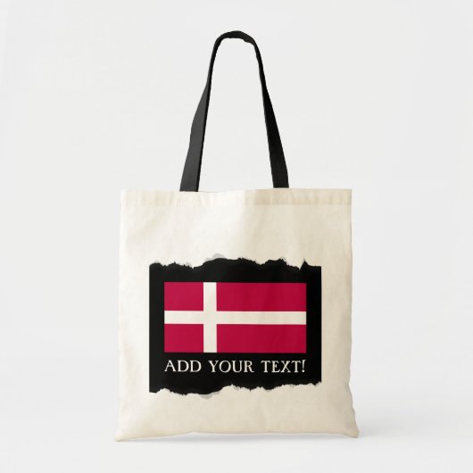 Tote Bag Drapeau du Danemark (Devant)
