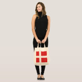 Tote Bag Drapeau du Danemark (Devant (modèle))
