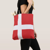 Tote Bag Drapeau du Danemark (De près)
