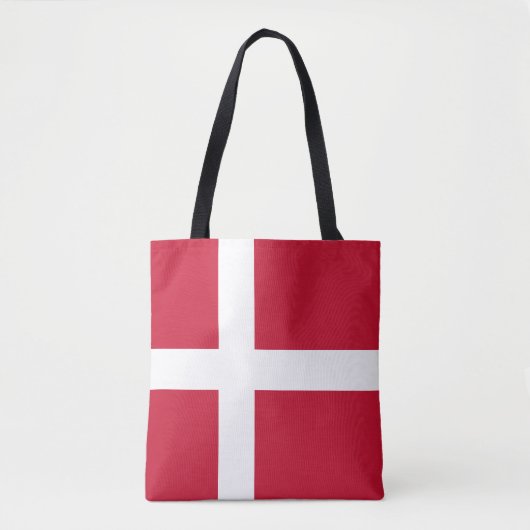 Tote Bag Drapeau du Danemark (Devant)