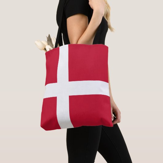 Tote Bag Drapeau du Danemark (De près)