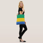 Tote Bag Drapeau du Gabon (Sur le modèle)