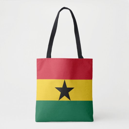 Tote Bag Drapeau du Ghana (Devant)