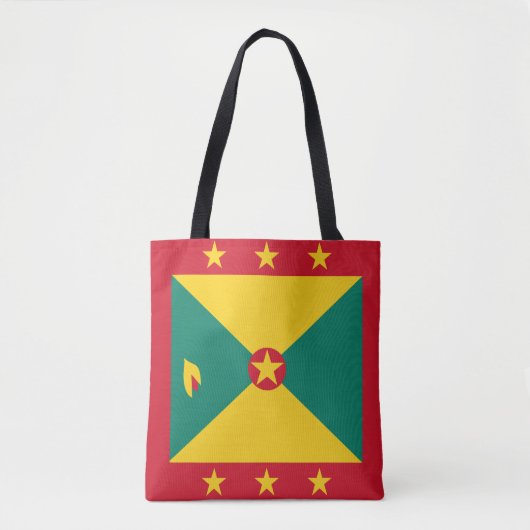 Tote Bag Drapeau du Grenada (Devant)