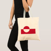 Tote Bag Drapeau du Groenland (Devant (produit))