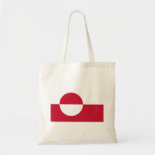 Tote Bag Drapeau du Groenland (Devant)
