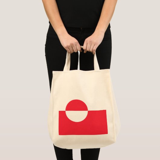 Tote Bag Drapeau du Groenland (Devant (produit))