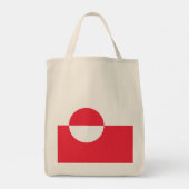 Tote Bag Drapeau du Groenland (Dos)