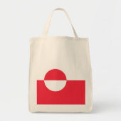 Tote Bag Drapeau du Groenland (Devant)