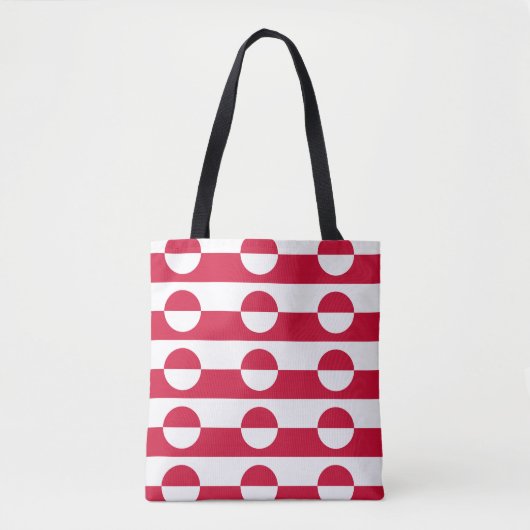 Tote Bag Drapeau du Groenland (Devant)
