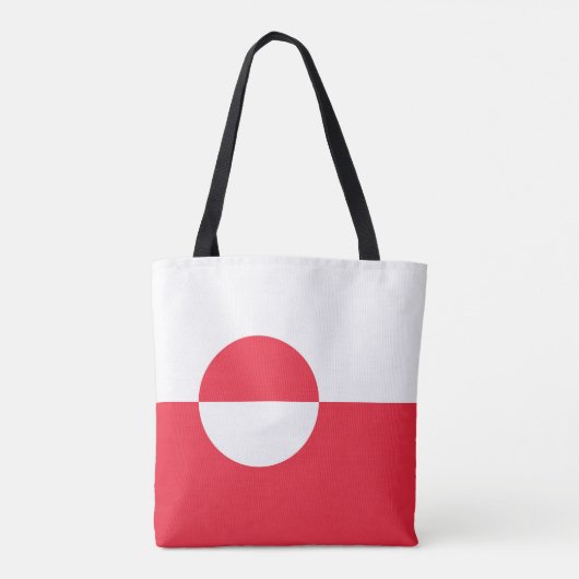 Tote Bag Drapeau du Groenland (Dos)