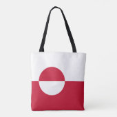 Tote Bag Drapeau du Groenland (Dos)