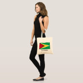 Tote Bag Drapeau du Guyana (Guyana) (Devant (modèle))