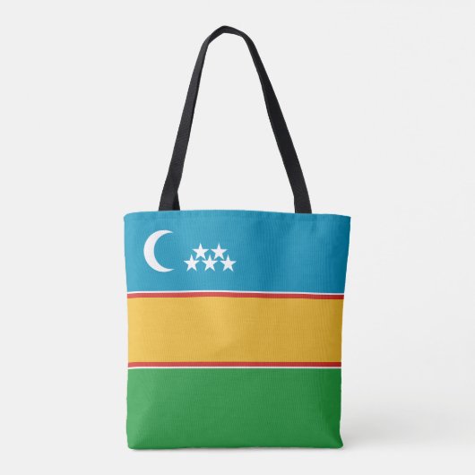 Tote Bag Drapeau du Karakalpakstan (Dos)